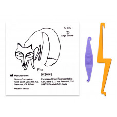 Ormco Fox резиновая тяга для брекетов Лиса 1/4" (6,35 мм) 3,5 Oz с крючками для фиксации