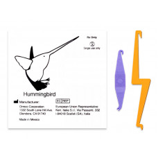 Ormco Hummingbird резиновая тяга для брекетов Колибри 1/8" (3,18 мм) 2 Oz с крючками для фиксации